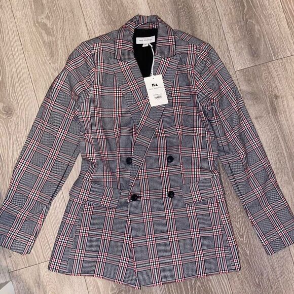 free assembly Jackets & Blazers - Plaid Slim Double Breasted Blazer
Size XS!
Brand new with tags